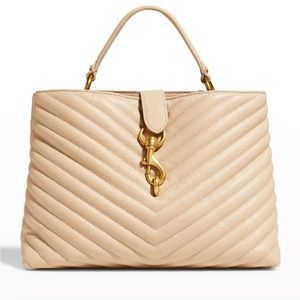 NWT Rebecca Minkoff Edie Satchel in Sand Dune